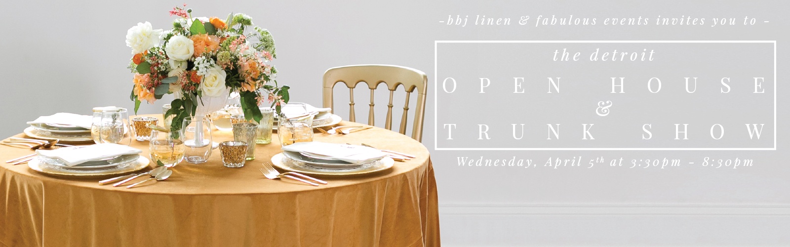 Bbj Linen Invites You To The Detroit Open House Trunk Club